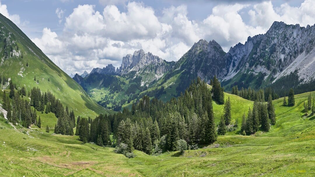 swiss mountains landscape